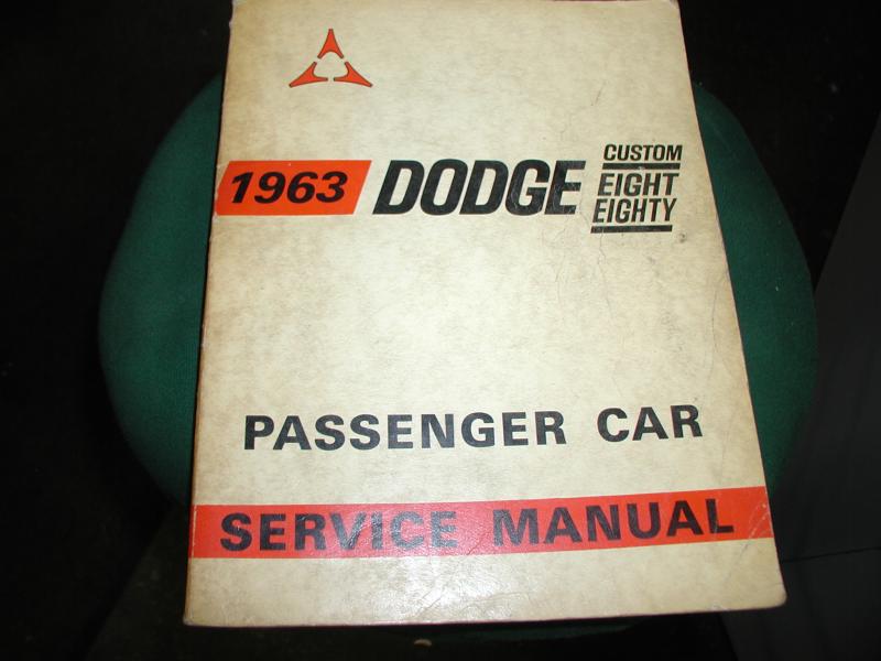 63 dodge custom 88 service manual
